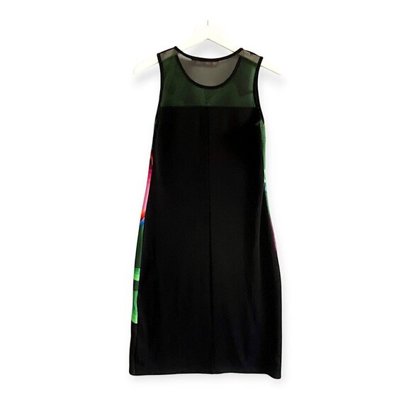 Desigual Multi-color Graphic Print Bodycon Dress, Size M - Picture 2 of 15